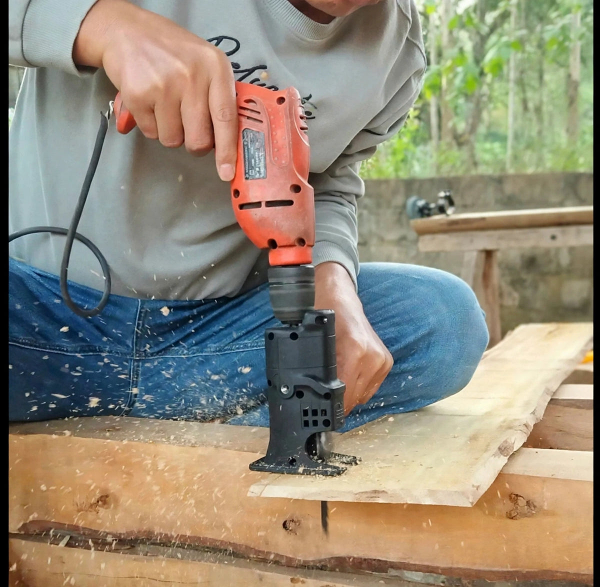 DrillCut™ - Från borrmaskin till tigersåg på några sekunder